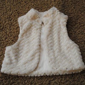 SO Girls Fur Vest ~ Size L Large 14